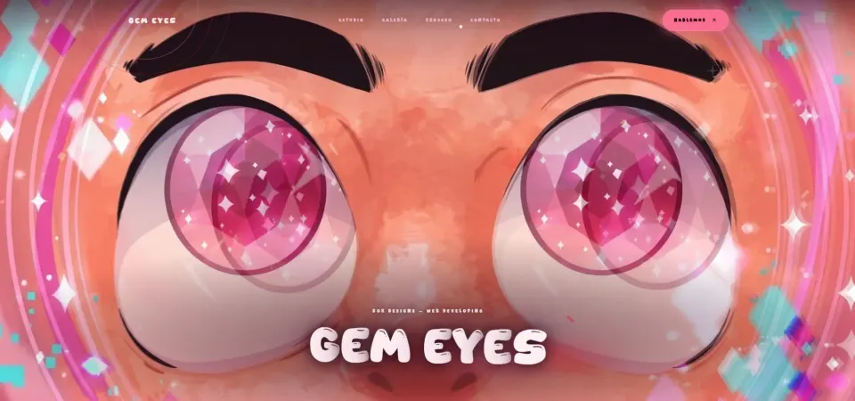 Vista del proyecto Gem Eyes