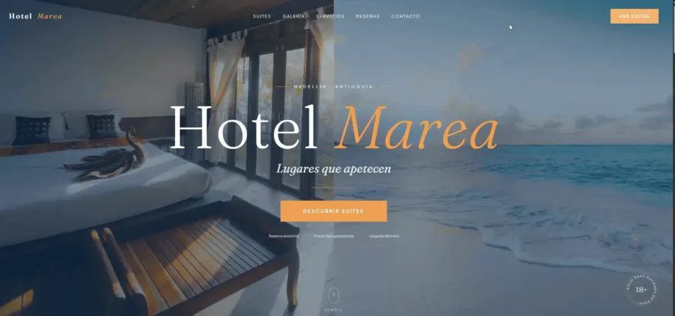 Vista del proyecto Hotel Marea